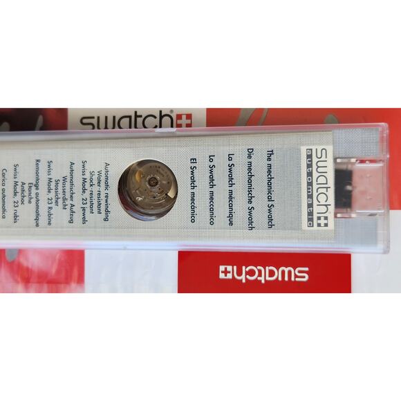 Swatch Watch HIDDEN VIEW SAK117 1995 Automatic 23 jewles New old stock - Picture 6 of 6